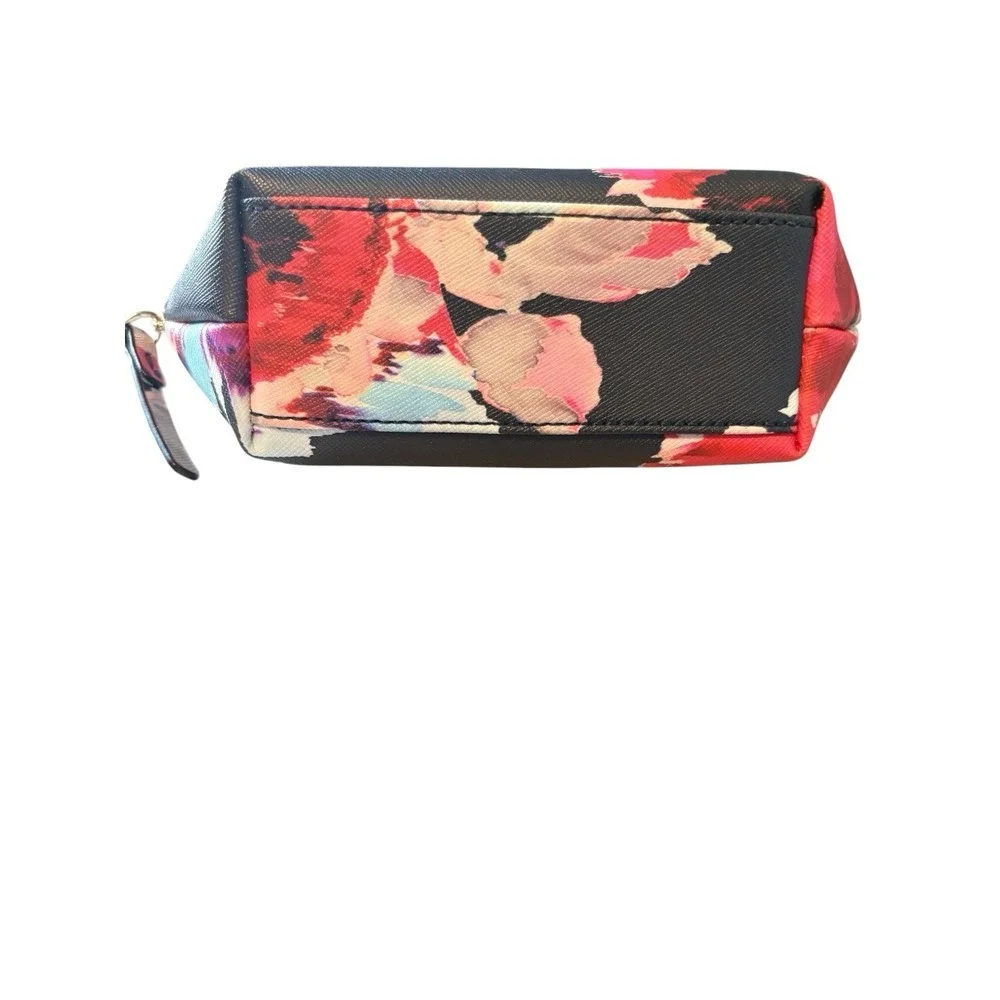 Kate‎ Spade New York Sylvia Floral Bouquet Medium Dome Cosmetic Bag Travel Zip